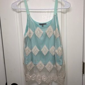 Charlotte Russe Embroidered Tank Top